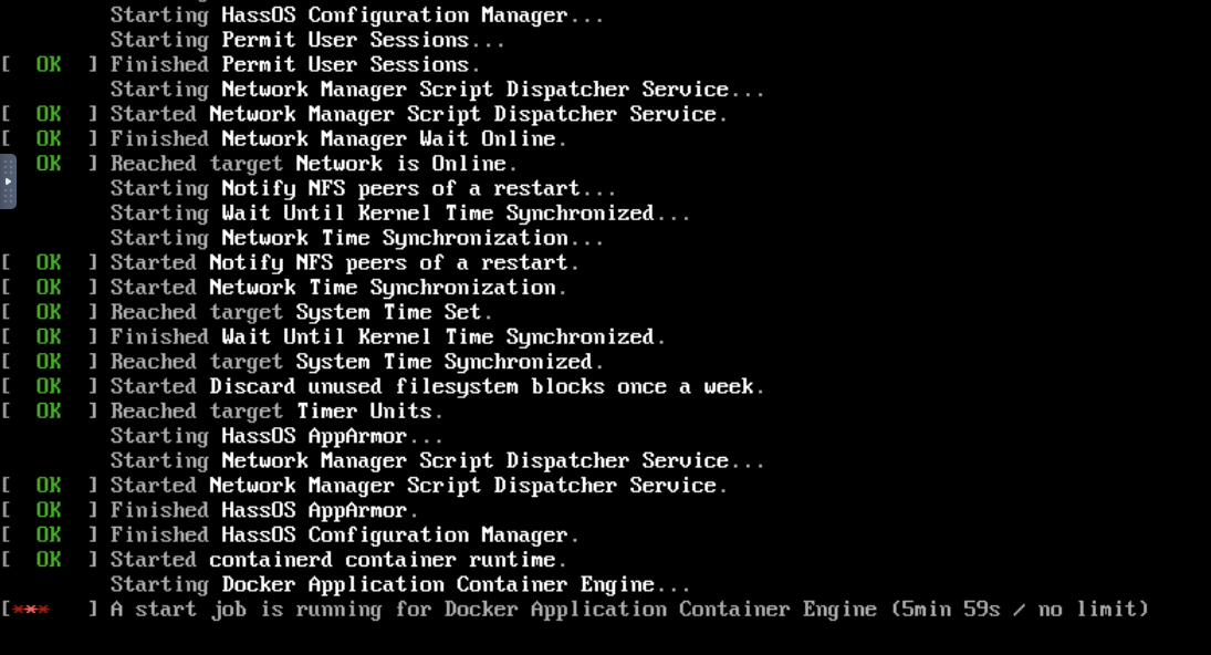 Power outage. Home Assistant CLI is not running! Jump into emergency ...