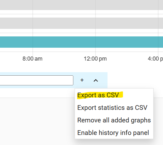 export as csv