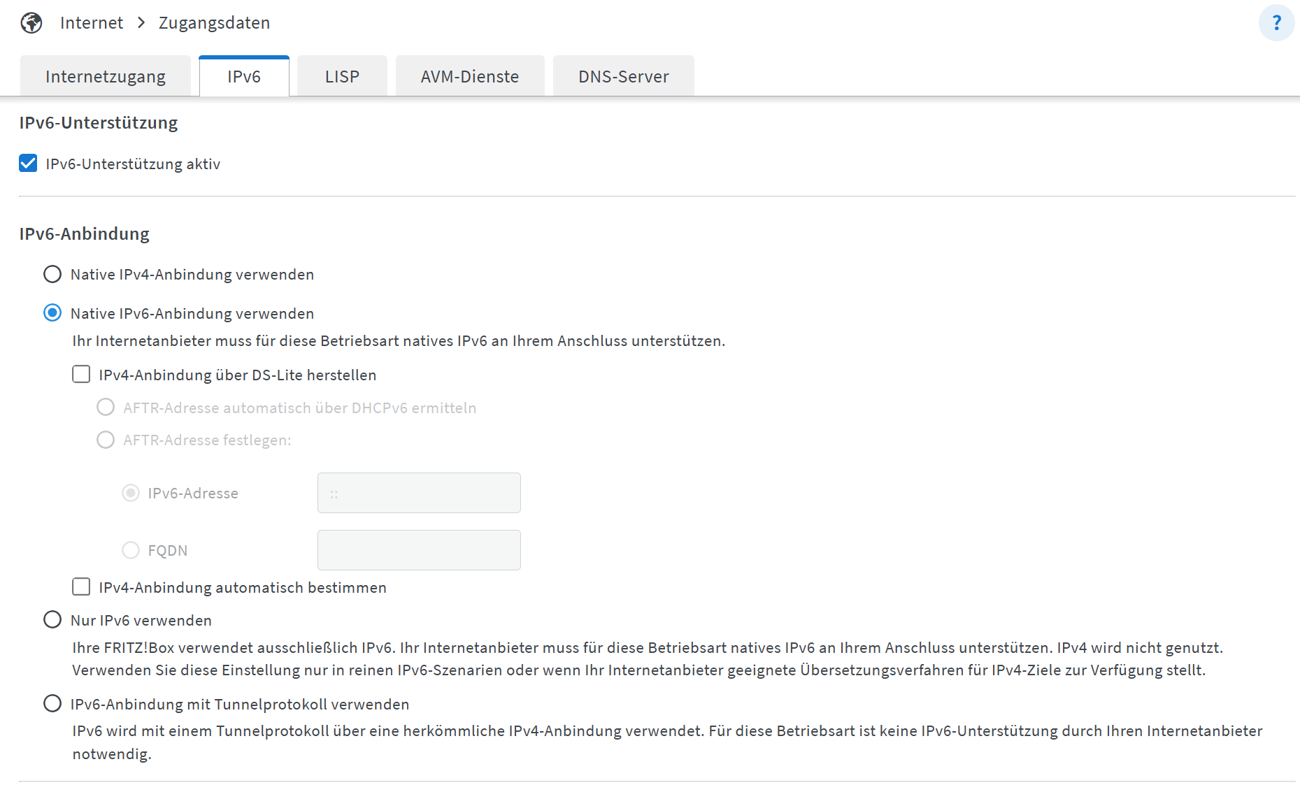 Remote IPv6 based access to Home Assistant using a FritzBox & MyFritz ...