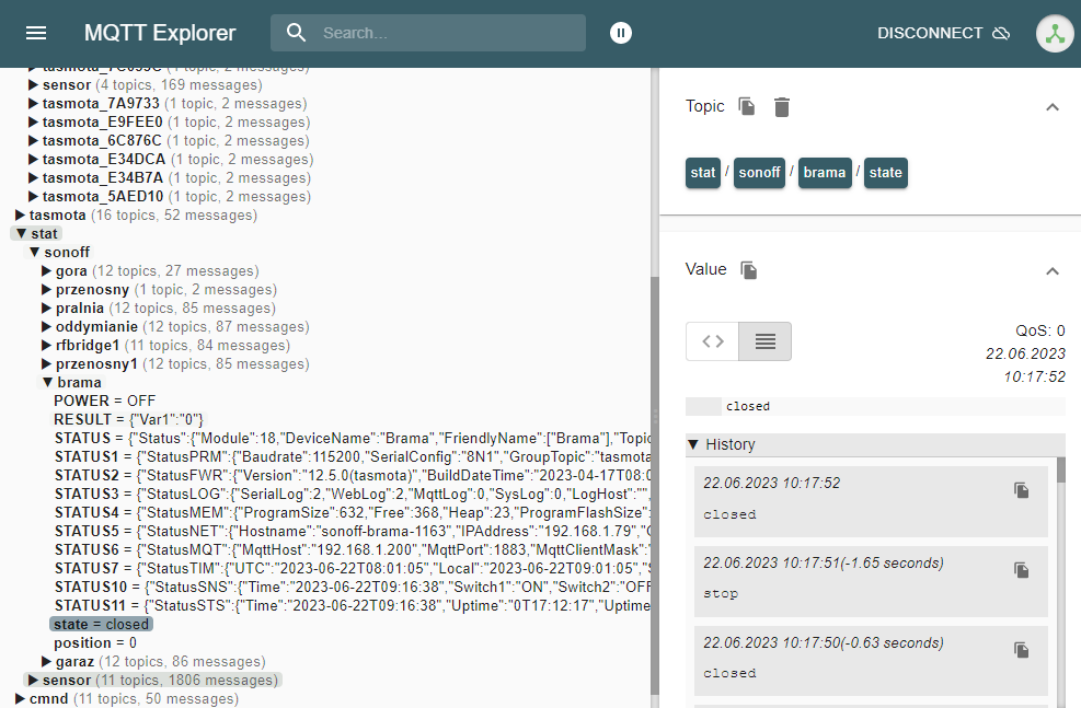 MQTT COVER not working Frontend Home Assistant Community