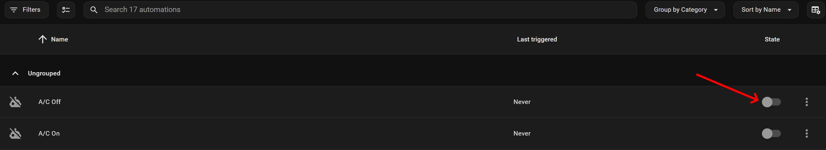 Automation state (enabled/disabled) not showing in mobile app - Home ...