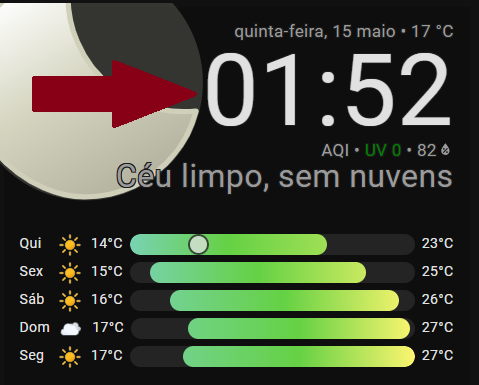 I made a Bolder Weather Card that's great for wall-mounted dashboards ...