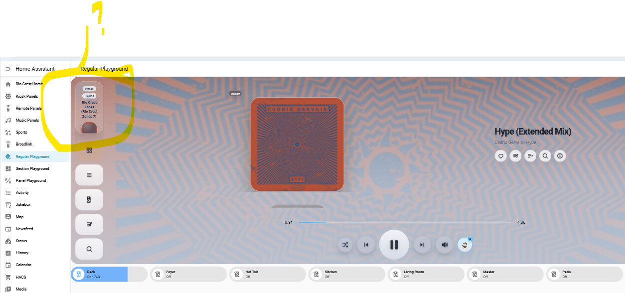 Music Assistant Radio Card Example π΅ HOMEii Flow β a full music app experience for Music Assistant inside ...