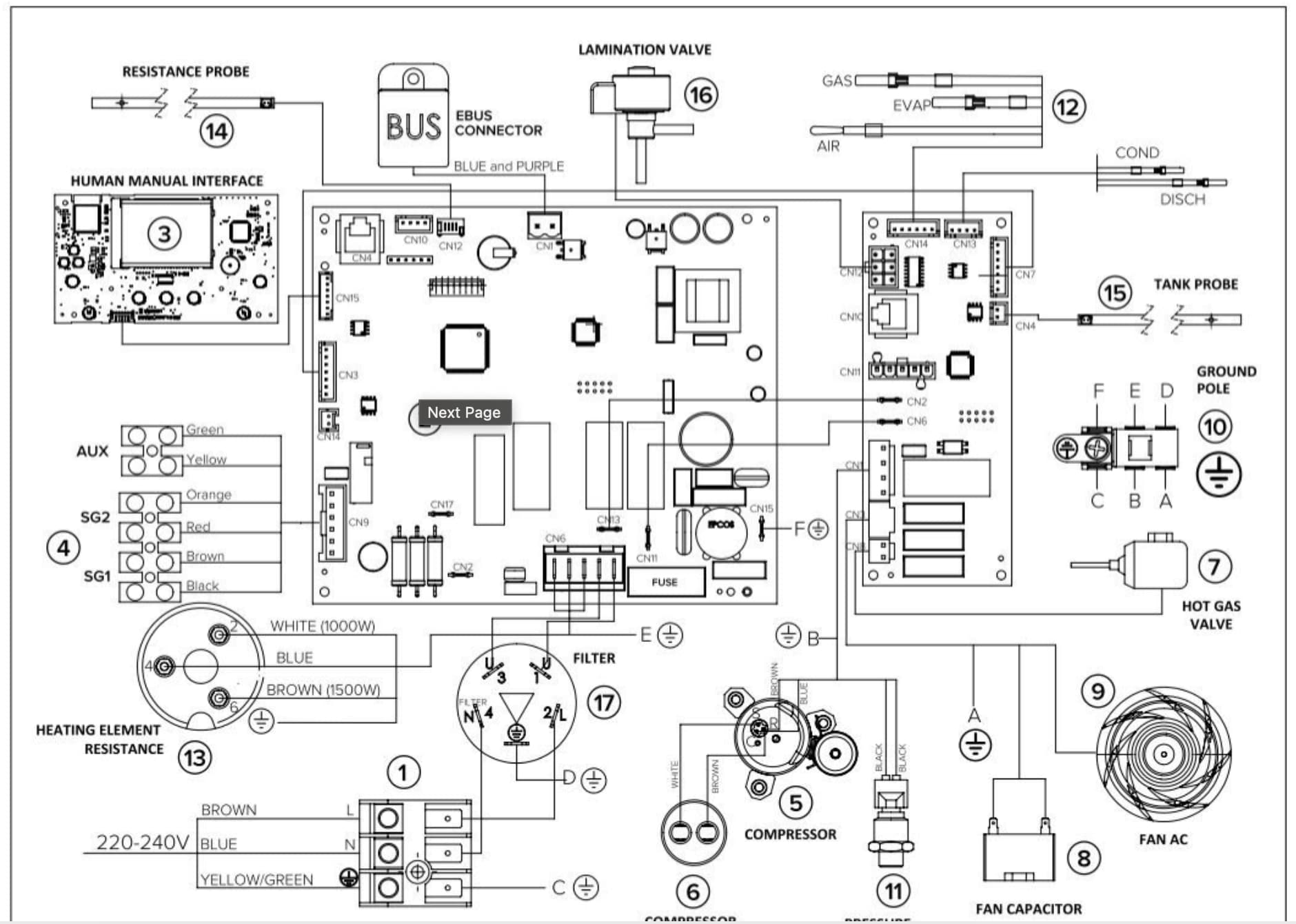ARISTON THERMO Circuit CB3 Réf. 65101682 - Bricolage