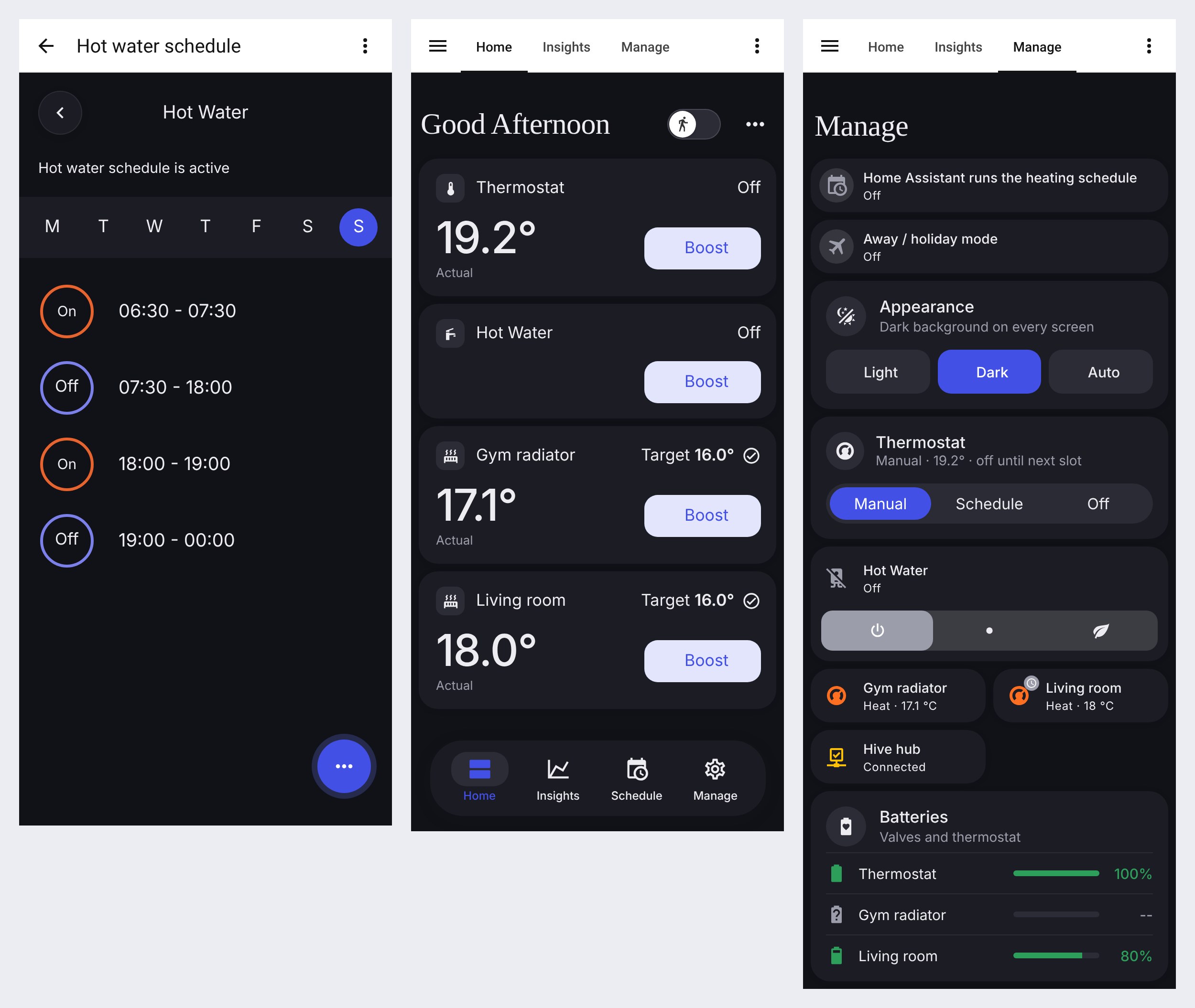 I rebuilt the Hive app inside Home Assistant so my wife wouldn't notice ...