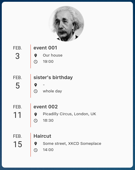 📅 Calendar Add-On + some calendar designs - Share your Projects! - Home  Assistant Community