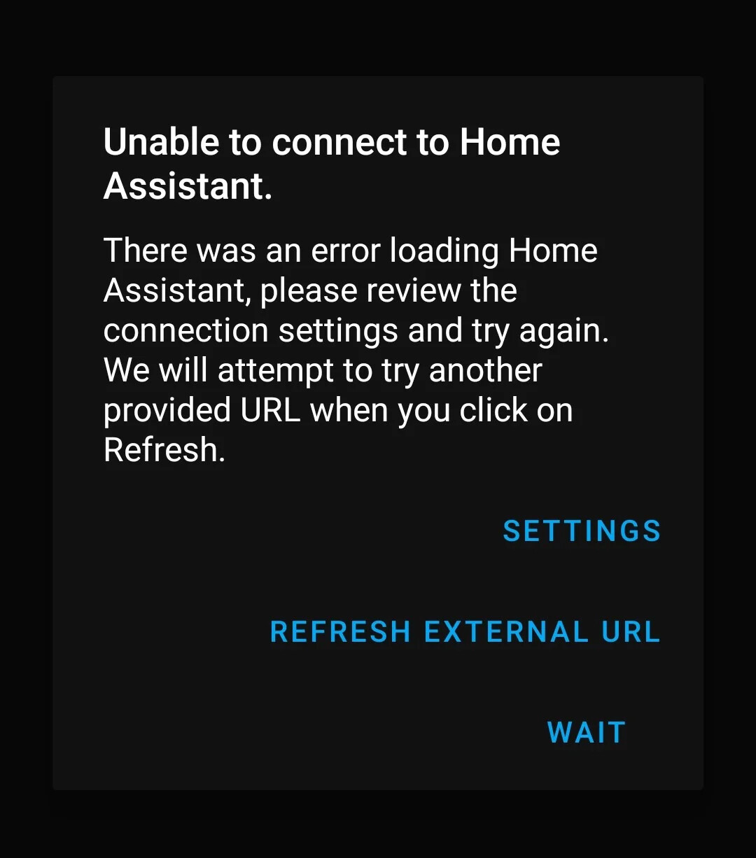 Intermittent Unable To Connect To Home Assistant On Mobile App 