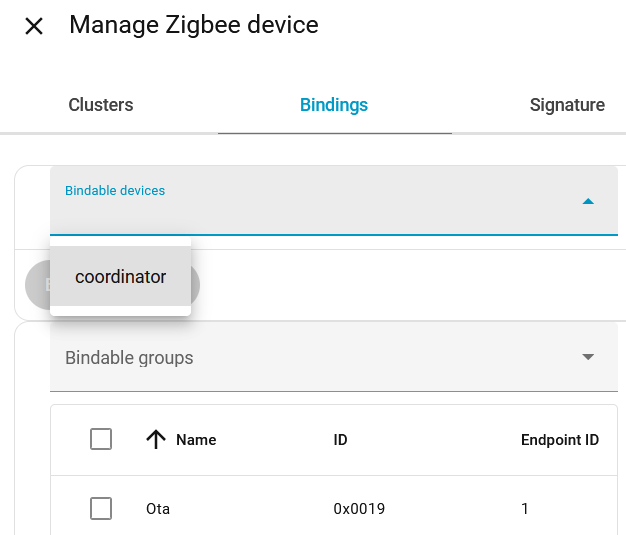 Bindable Devices Dropdown