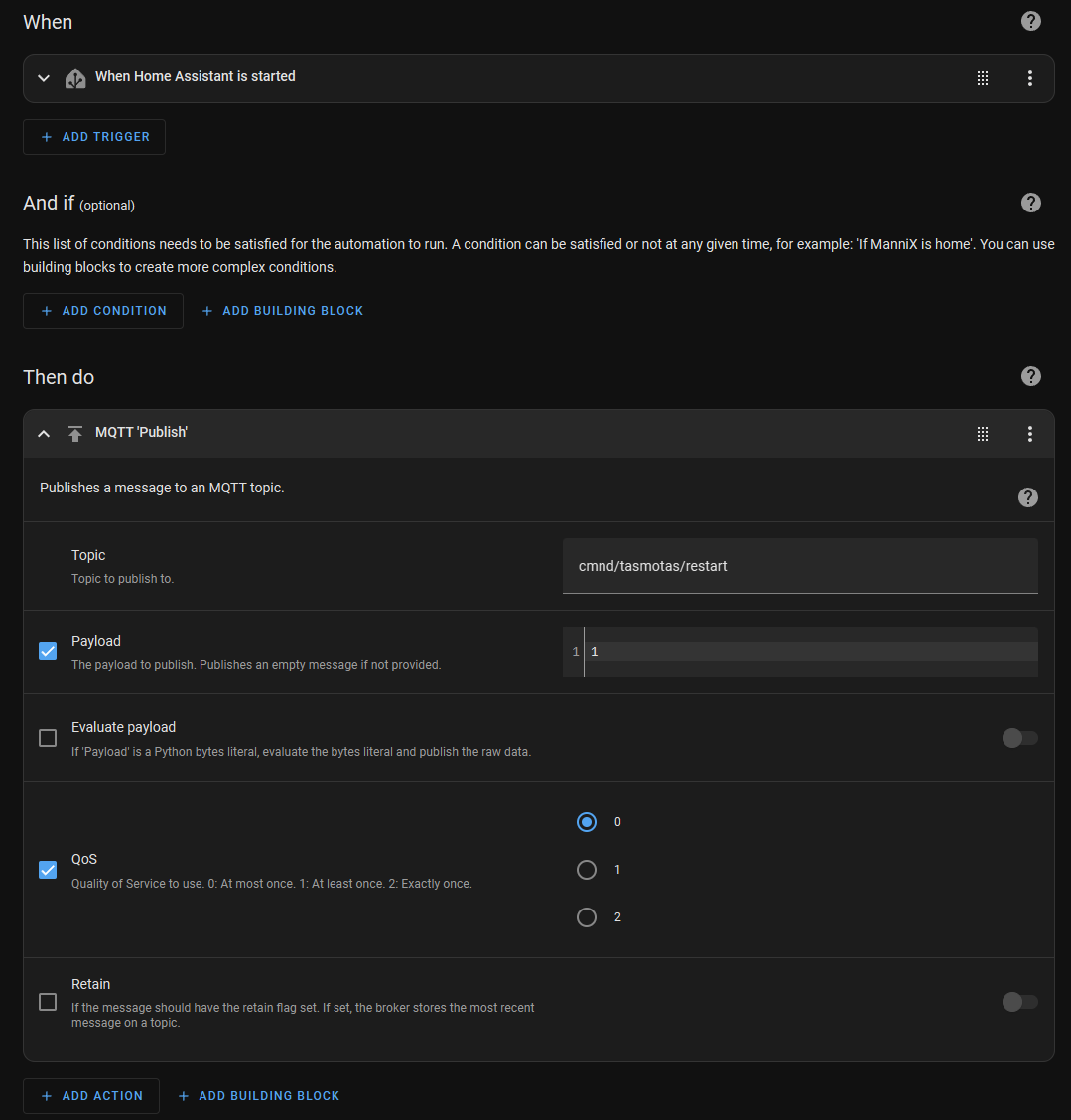 Tasmota Integration: Unavailable Devices After Reboot - Page 3 ...