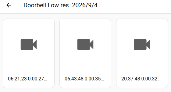 Reolink_Doorbell_Aufnahmen