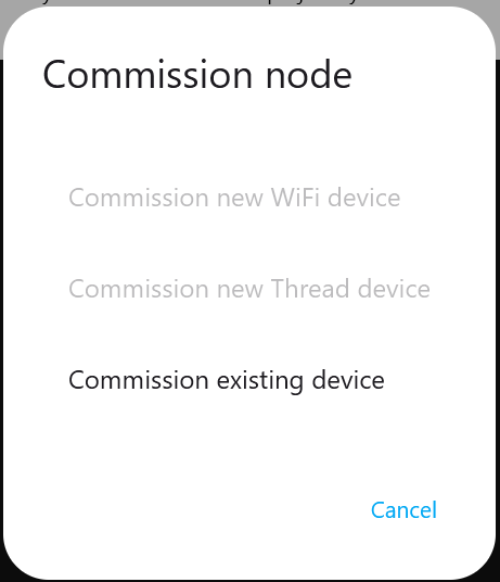 Commission node