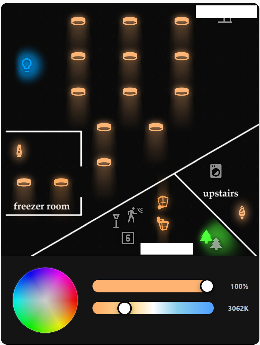 💡 Spatial Lights Card - Put devices on a 2D canvas for instantaneous ...