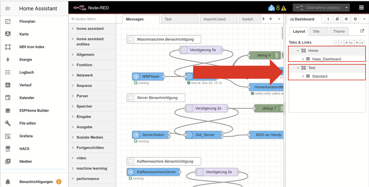 [solved] Switching tabs Node Red Dashboard - Node-RED - Home Assistant ...