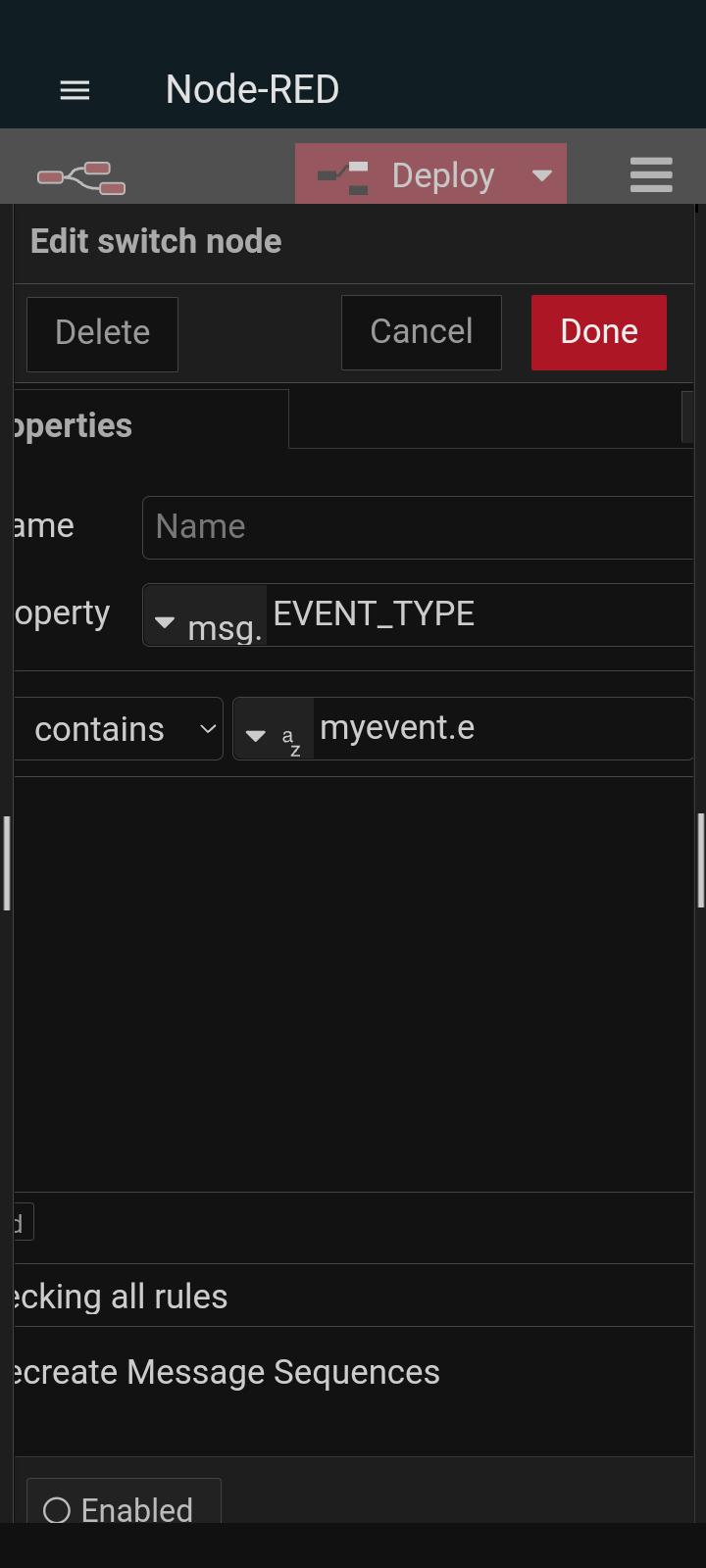 WIldcard in NodeRed "Events All" node? NodeRED Home Assistant