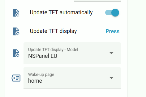 View of NSPanel stuck on initializing after latest firmware update - Home ...