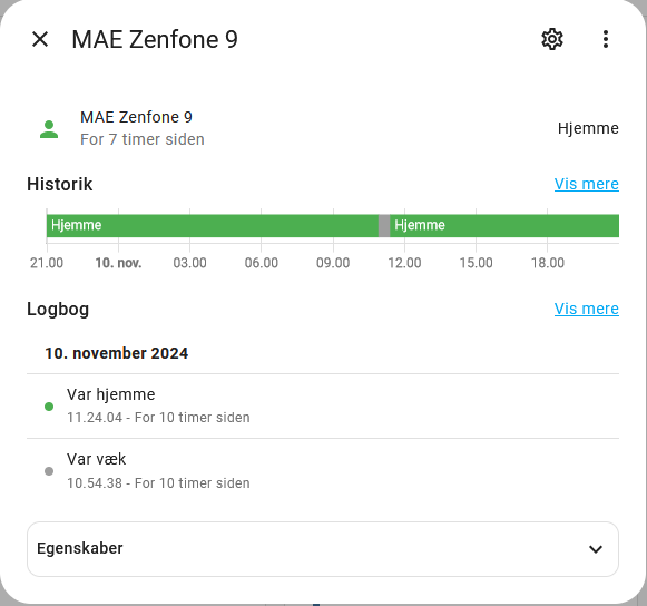 MAE Zenfone 9 hjemme