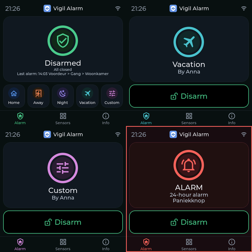Vigil Alarm 0.7.2: a modular alarm system for Home Assistant ...
