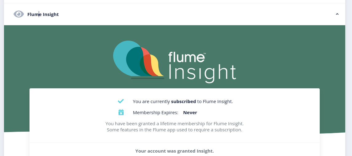 Flume Device/entities not showing Third party integrations Home