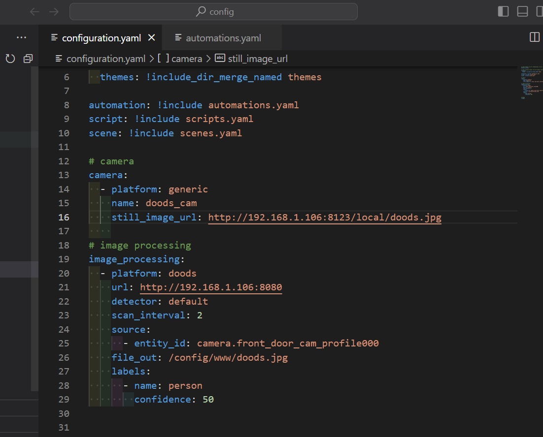 Doods Algorithm Can't able to create entity for Doods Camera! - Frontend - Home ...