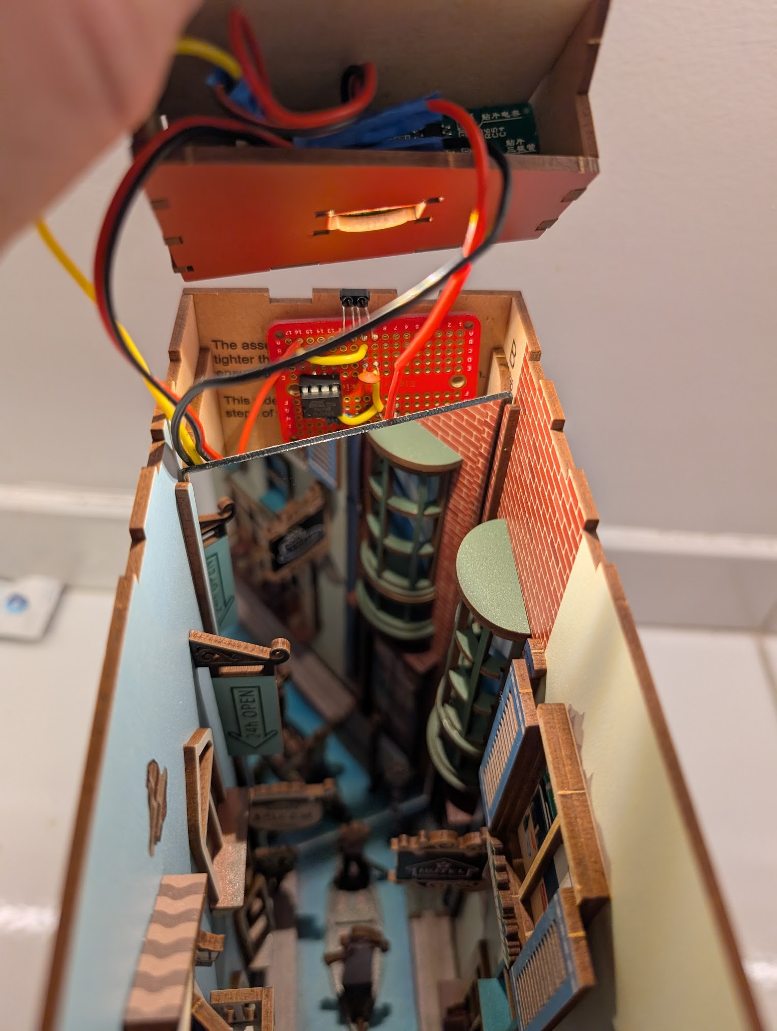 Infrared Control of 3d Puzzles like ROKR Teacups and Tonecheer Booknook ...