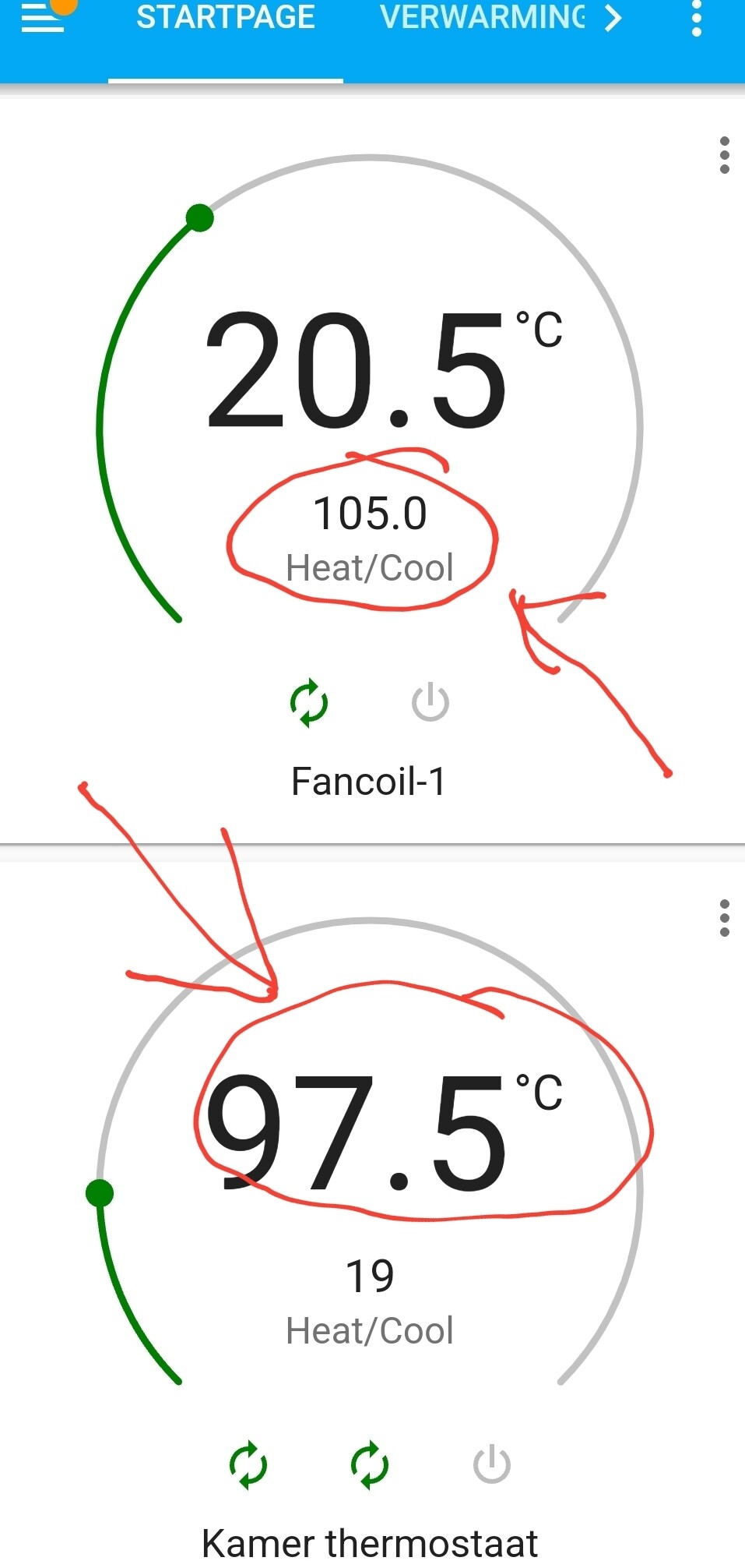 Tuya not showing correct data After update Home Assistant OS Home