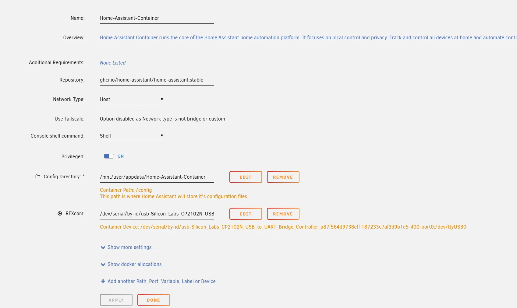 r/homeassistant - Trying to setup a RFX433 in Home assistant on my unraid server and can't get it to work.|750xauto