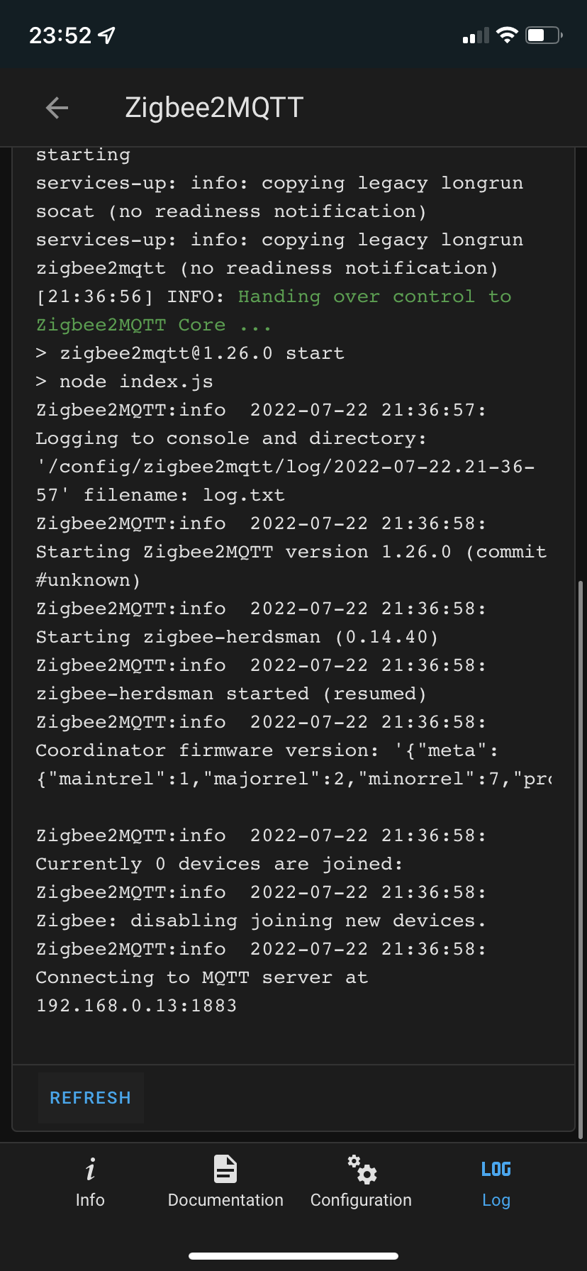 Zigbee2mqtt says it is connecting but never does - Zigbee - Home ...